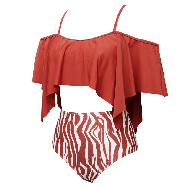 Women's Red Power Two-piece Bikini Bikini Iconix 