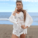 Women's Short White Sheek Beach Cover Up Beach Cover Ups Iconix 