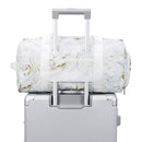 Women’s White and Gold Marble Wet and Dry Gym Bag Gym Bags Iconix 