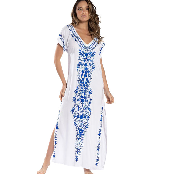 Women's White Tidal Beach Cover-up beach cover-ups Iconix 