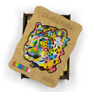 Wooden Animal 125pc Jigsaw Puzzle – Leopard Jigsaw Puzzles Iconix 