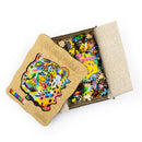 Wooden Animal 125pc Jigsaw Puzzle – Leopard Jigsaw Puzzles Iconix 