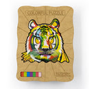 Wooden Animal 152pc Jigsaw Puzzle – Tiger Jigsaw Puzzles Iconix 