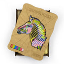 Wooden Animal 159pc Jigsaw Puzzle – Zebra Jigsaw Puzzles Iconix 