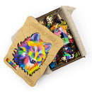 Wooden Animal 169pc Jigsaw Puzzle – Wolf Jigsaw Puzzles Iconix 