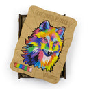 Wooden Animal 169pc Jigsaw Puzzle – Wolf Jigsaw Puzzles Iconix 