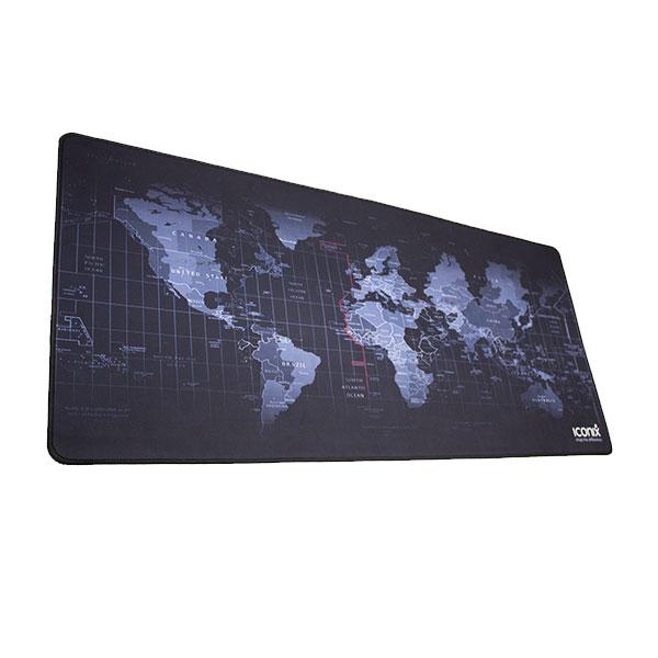 World Map Full Desk Coverage Gaming and Office Mouse Pad Iconix 