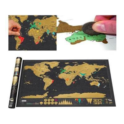 World Map Scratch Deluxe Edition Home Iconix 